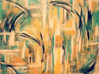 Or-Li- Acrylic on canvas 80X60 cm. Price: 3,000 DKK. 400 EUR